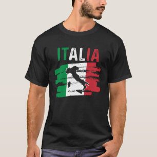 Patriotic Italian Roots Europe Traveller Italien K T-Shirt
