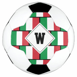 Patriotic ITALY FLAG Monogram Fußball