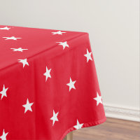Patriotic July 4th Cloud Tablecloth