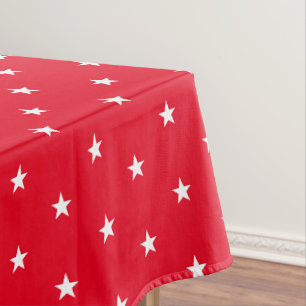Patriotic July 4th Cloud Tablecloth Tischdecke