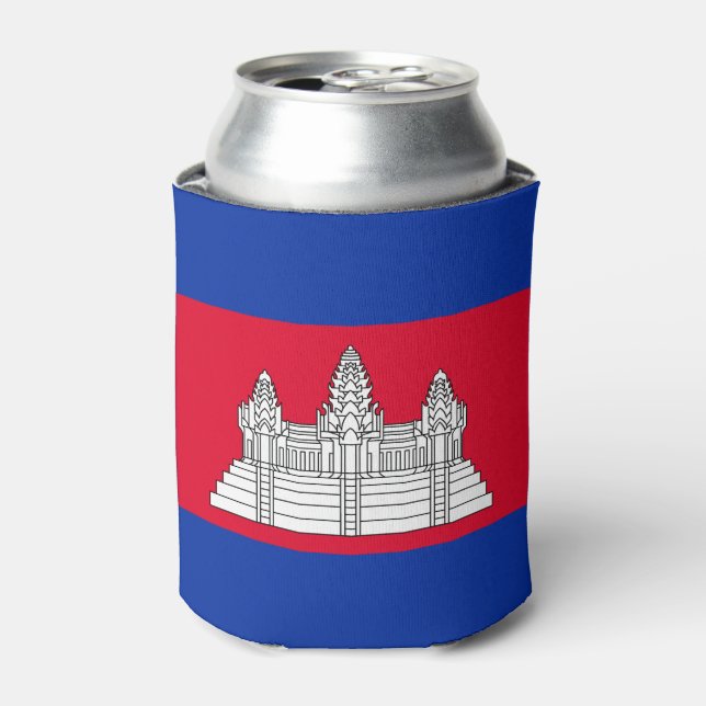 Patriotic Kambodscha Flag kann kühlen Dosenkühler (Kanne Vorderseite)