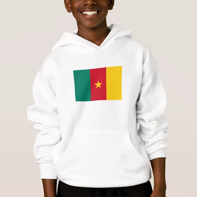 Patriotic Kamerun Flag Hoodie (Vorderseite)