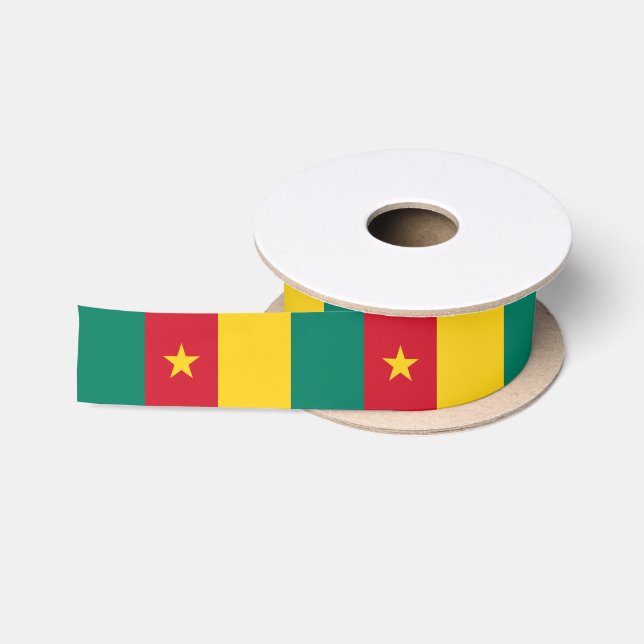 Patriotic Kamerun Flag Satinband (Spule)