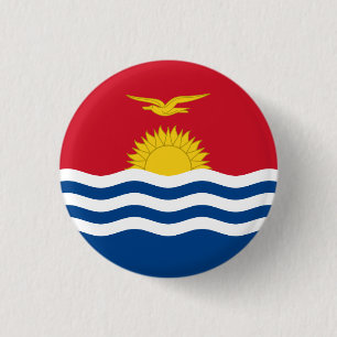 Patriotic Kiribati Flag Button