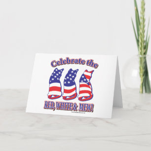 Patriotic Kitty Cats Karte