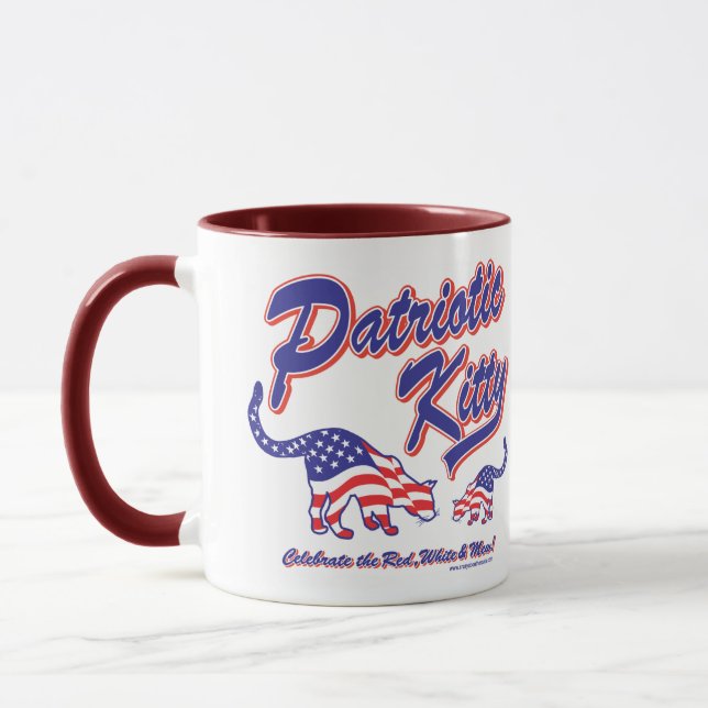 Patriotic Kitty Cats Tasse (Links)