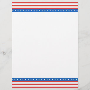 Patriotic Letterhead Briefbogen