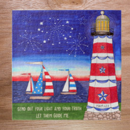 Patriotic Lighthouse und Sailboats Inspiration