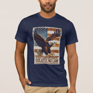 Patriotic MAGA Rett Country Law Art T-Shirt