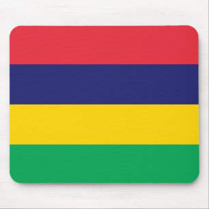 Patriotic Mauritius Flag Mousepad