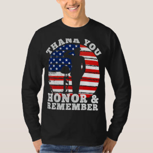 Patriotic Memorial Day Soldier danke Ihnen Ehre un T-Shirt