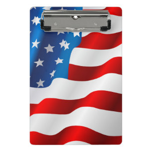 Patriotic Mini Clipboard Mini Klemmbrett