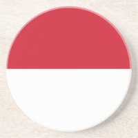 Patriotic Monaco Flag