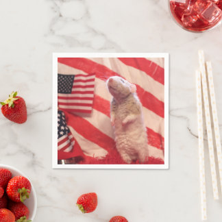 Patriotic Murray Serviette