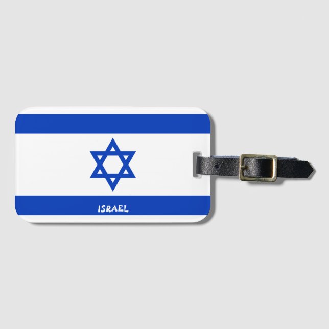 Patriotic-Nationalflagge Gepäckanhänger (Vorderseite (Horizontal))