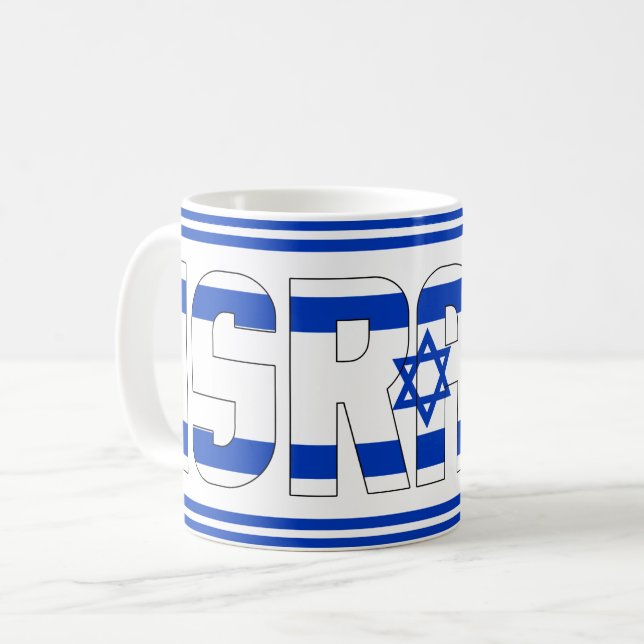 Patriotic-Nationalflagge Kaffeetasse (Vorderseite Links)