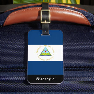 Patriotic Nicaragua Gepäckmarken, nicaraguanische Gepäckanhänger