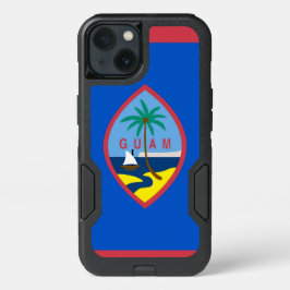 Patriotic OtterBox iPhone 13 Fall, Guam-Flagge