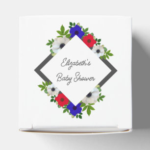 Patriotic Panda Anemone Baby Shower Geschenkschachtel