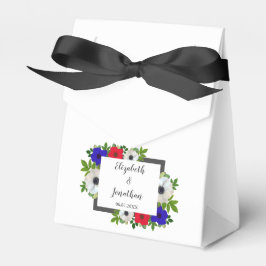 Patriotic Panda Anemone Wedding Geschenkschachtel