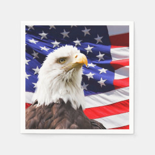 Patriotic Paper Napkin Serviette