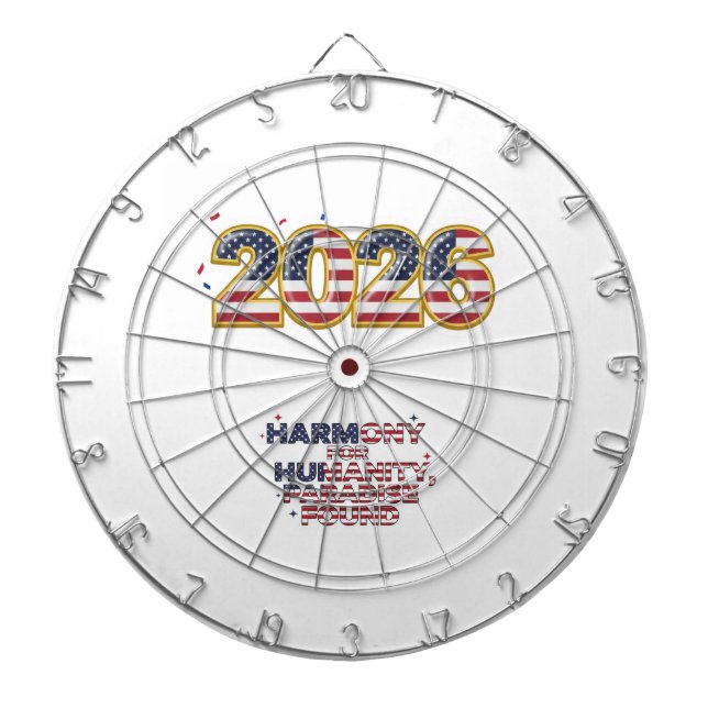 Patriotic Peace Decal Dartscheibe (vorne)