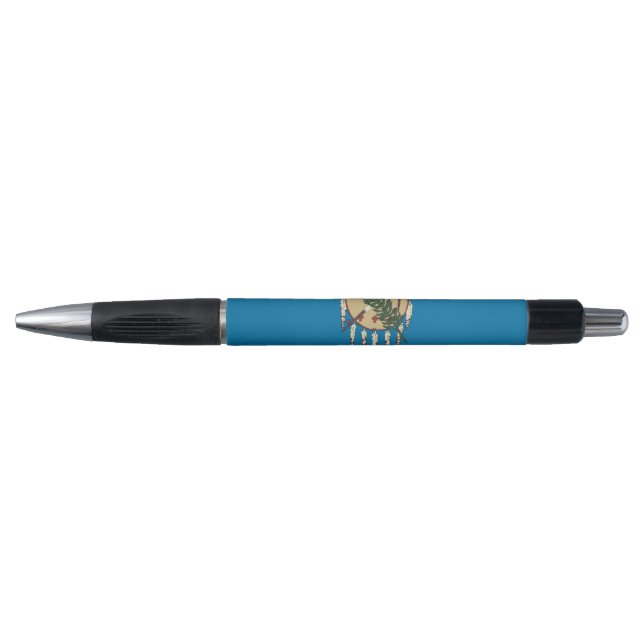 Patriotic Pen mit der Flagge des Oklahoma Staat, U Kugelschreiber (Vorderseite)