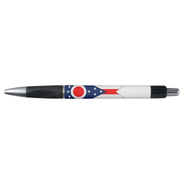 Patriotic Pen mit der Flagge von Ohio Staat, USA Kugelschreiber (Vorderseite)