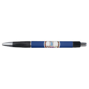 Patriotic Pen mit der Flagge von Virginia Staat, U Kugelschreiber