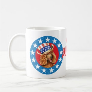 Patriotic Poodle Kaffeetasse