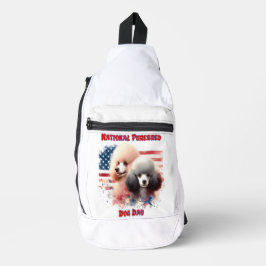 Patriotic Poodles Prance von alter Herrlichkeit Crossbody Bag