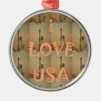 Patriotic Pop Art: "I Liebe USA" Grafikdesign