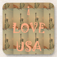 Patriotic Pop Art: "I Liebe USA" Grafikdesign