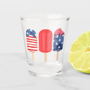Patriotic Popsicle Schnapsglas