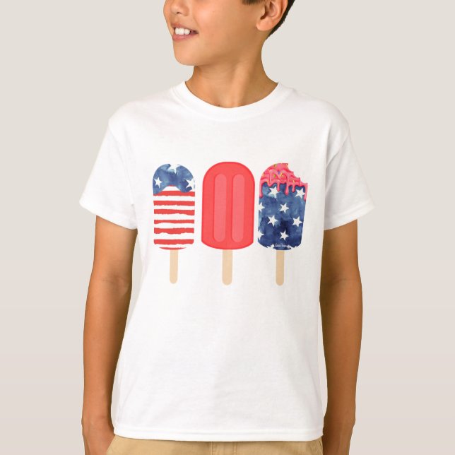 Patriotic Popsicle T-Shirt (Vorderseite)