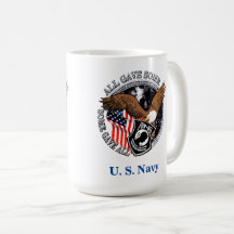 Patriotic POW-MIA Veteran Eagle U Navy