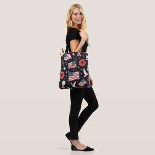 Patriotic Pride: American Veterans Day Tribute Art Tasche