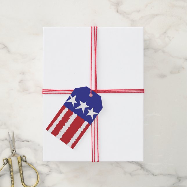 Patriotic Pride Geschenkanhänger (Mit Garn)