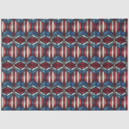 Patriotic Prism Mosaic Seidenpapier