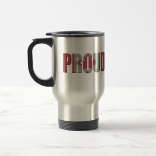 Patriotic Proud Canadian Reisebecher