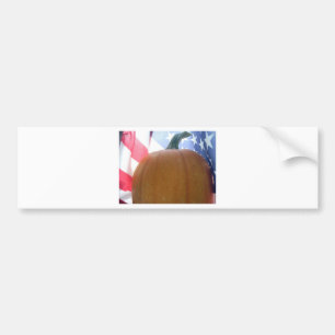 Patriotic Pumpkin Autoaufkleber