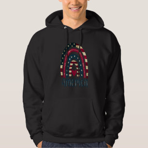 Patriotic Rainbow America Liebe Usa Skandinavien R Hoodie
