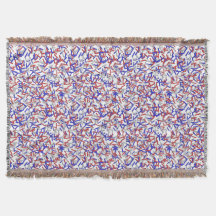 Patriotic Red White Blue Sprinkles