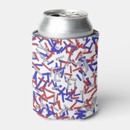 Patriotic Red White Blue Sprinkles Dosenkühler