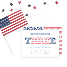 Patriotic Red White Blue Twins 3. Geburtstags-Part