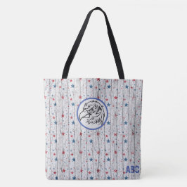 *~* Patriotic Rustic Barnwood Stars Eagle USA Tasche