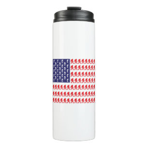 Patriotic Sasquatch Thermosbecher