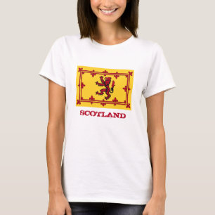 Patriotic Scottish Flag & Rampant Lion, Schottland T-Shirt