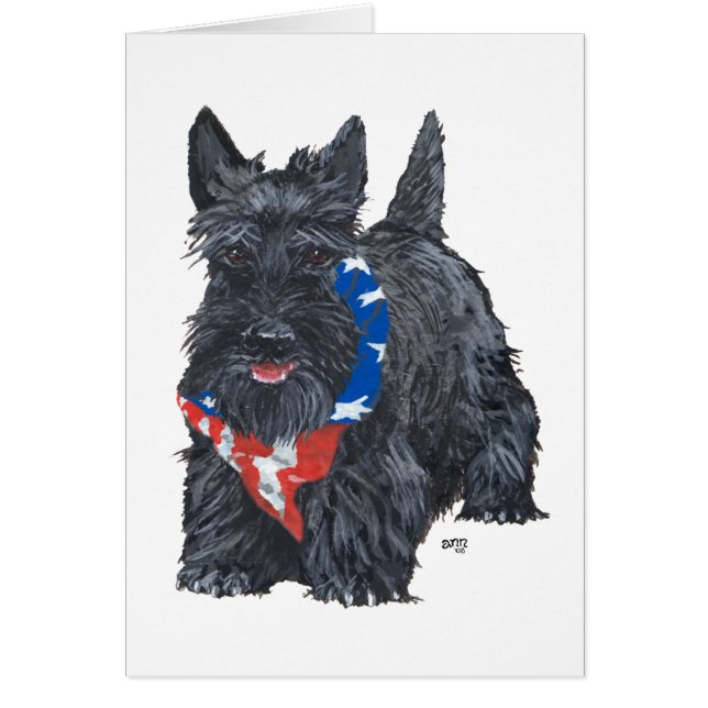 Patriotic Scottish Terrier (Vorne)
