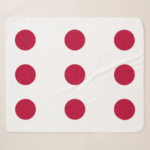 Patriotic Sherpa Blanket mit japanischer Flagge Sherpadecke